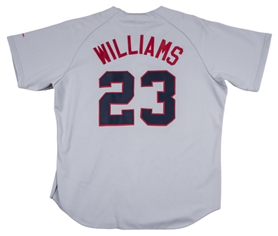 1998 Dick Williams Signed Microsoft Baseball 3D Promotional Jersey (Beckett)